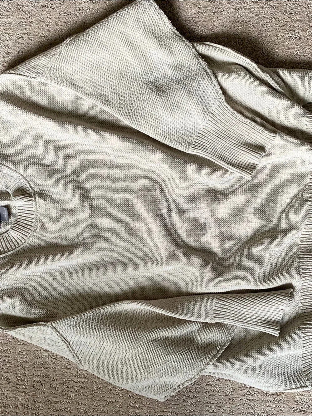 Natural Reflections Cream Crewneck Sweater - Women's